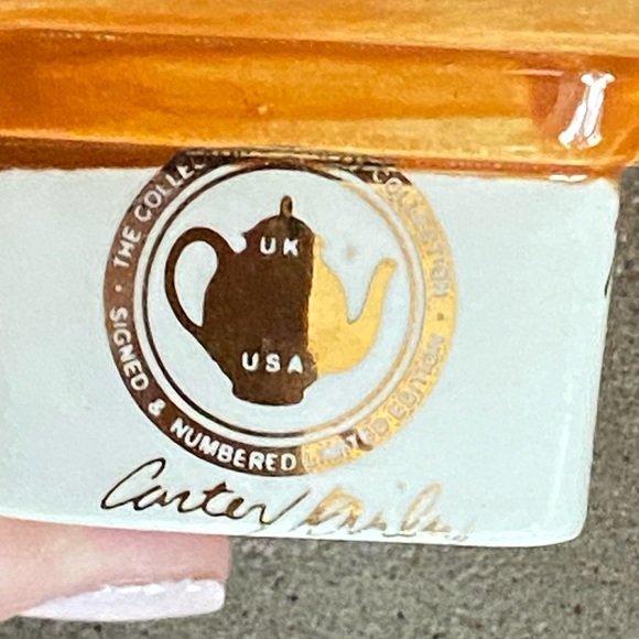 Tony Carter Van Gogh Starry Night Teapot English Pottery Artist Collectible Gift - Picture 5 of 16